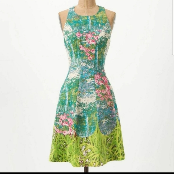 Tracy Reese Monet Garden style Impressionist dress - Picture 11 of 11